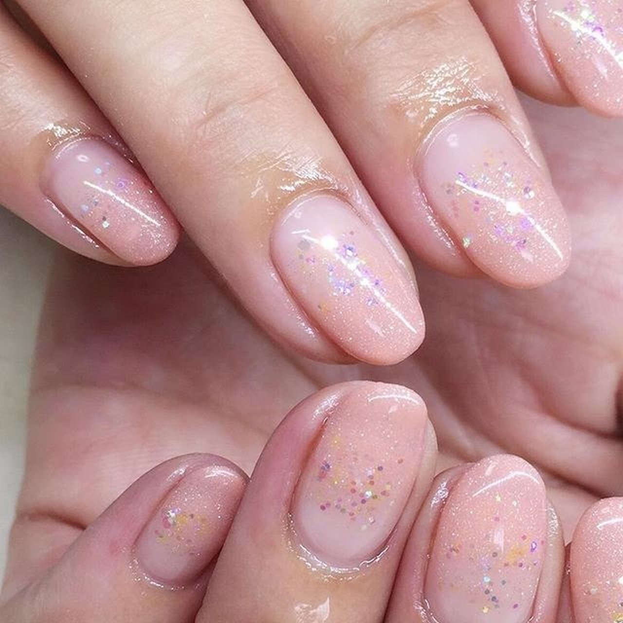 オールシーズン オフィス ハンド グラデーション ホログラム C Nail シーネイル のネイルデザイン No ネイルブック