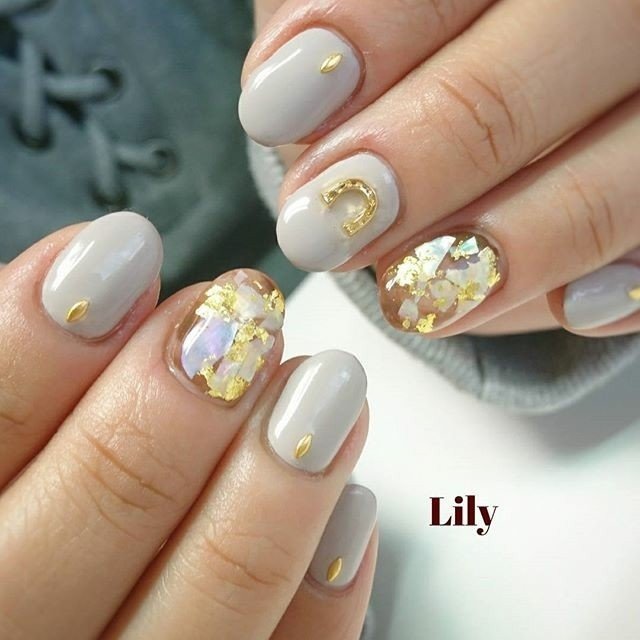 オールシーズン ハンド ワンカラー シェル タイダイ Nails Lily ネイルズリリィのネイルデザイン No ネイルブック