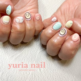 夏/ジェルネイル/ポップネイルのネイルデザイン｜ネイルブック