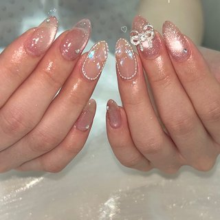 オーロラ/#ワンホンネイルのネイルデザイン｜ネイルブック