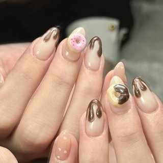 ドーナツネイルのネイルデザイン｜ネイルブック