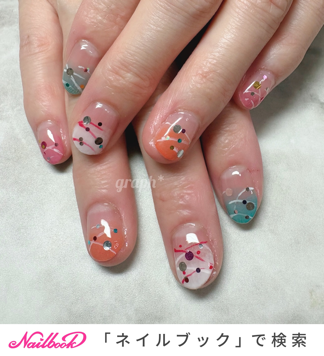 夏/レトロのネイルデザイン｜ネイルブック