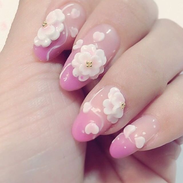 春 卒業式 入学式 ハンド グラデーション 23nailのネイルデザイン No ネイルブック