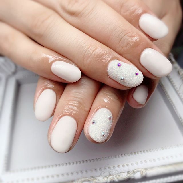 春 オールシーズン オフィス ブライダル ラメ Nail Rのネイルデザイン No ネイルブック