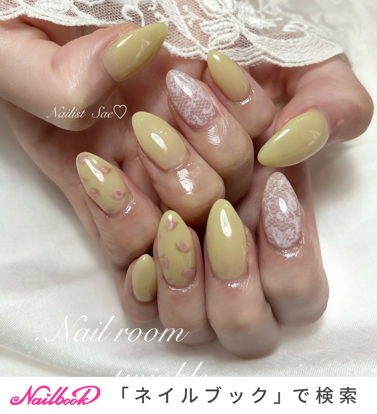 イエロー(黄)/量産型ネイルのネイルデザイン｜ネイルブック