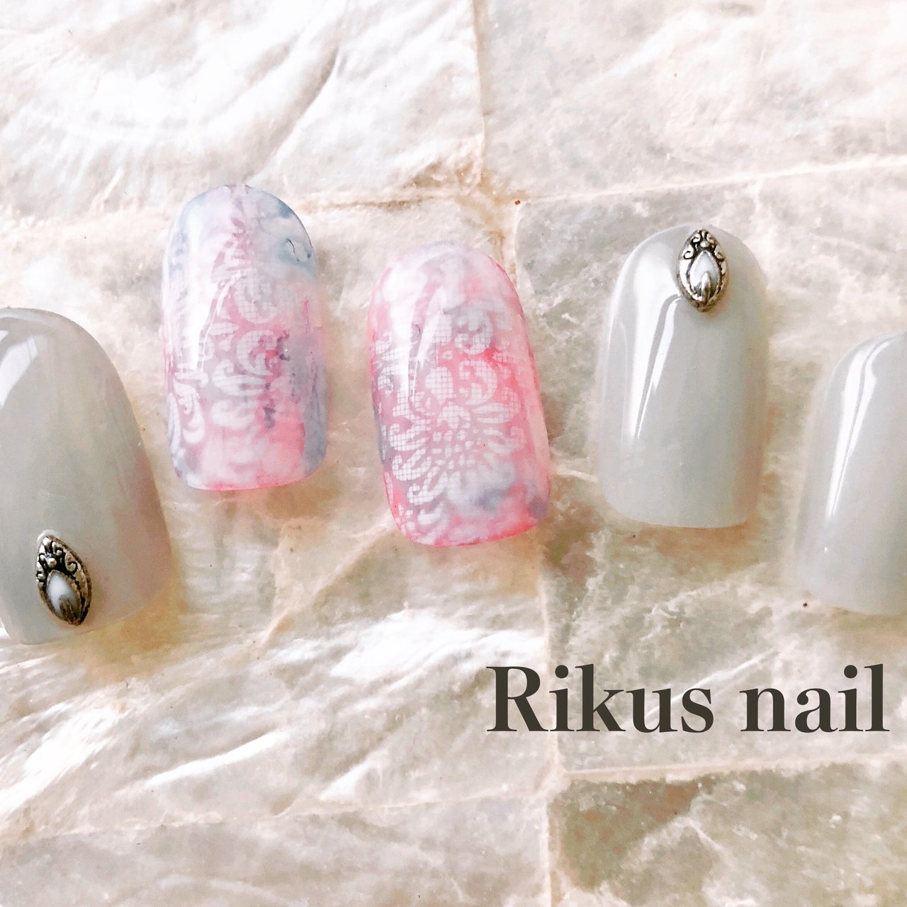 春 夏 ハンド ワンカラー フラワー Rikusnailのネイルデザイン No ネイルブック