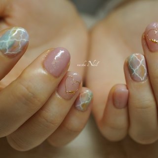 人気順 大理石 ホイル 梅田ネイルサロンのネイルデザイン ネイルブック