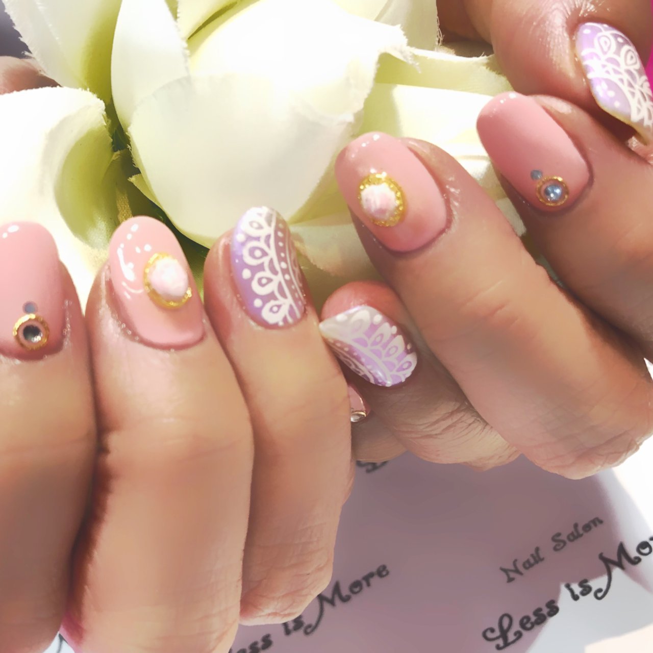 春 ハンド 春日井市 Nailsalon School Less Is More のネイルデザイン No ネイルブック