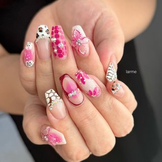 立体フラワーのネイルデザイン｜ネイルブック