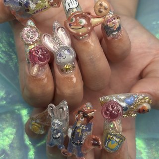 ズートピアネイルのネイルデザイン｜ネイルブック