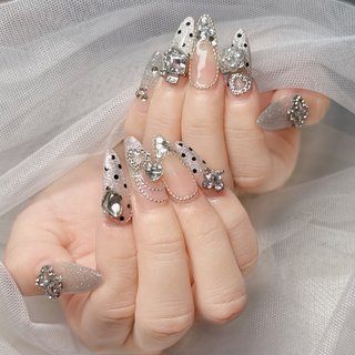 リングネイル(リング/アクセサリー)/#イニシャルネイルのネイル