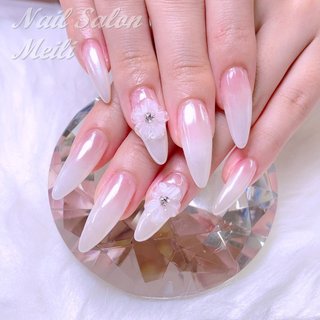 立体フラワーネイルのネイルデザイン｜ネイルブック