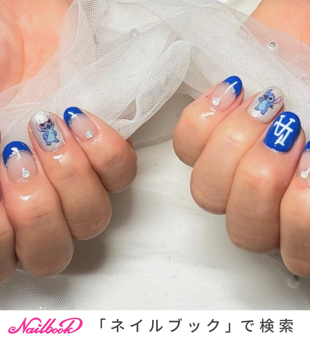 お客様/#スティッチネイルのネイルデザイン｜ネイルブック