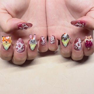 ズートピアネイルのネイルデザイン｜ネイルブック