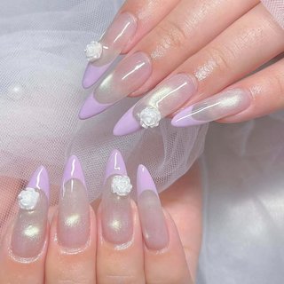 リングネイル(リング/アクセサリー)/#イニシャルネイルのネイル