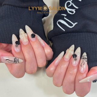 ボルドー/ワンホンネイルのネイルデザイン｜ネイルブック
