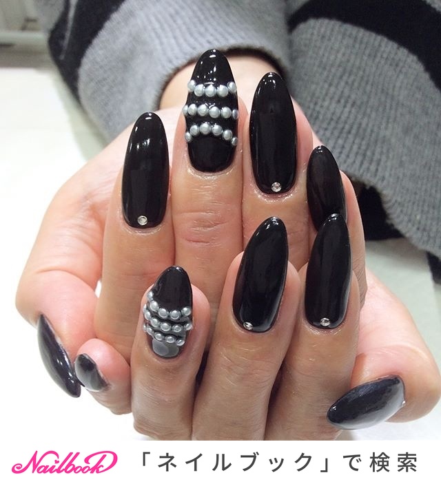 21年 新着順 パールアレンジネイルのネイルデザイン ネイルブック
