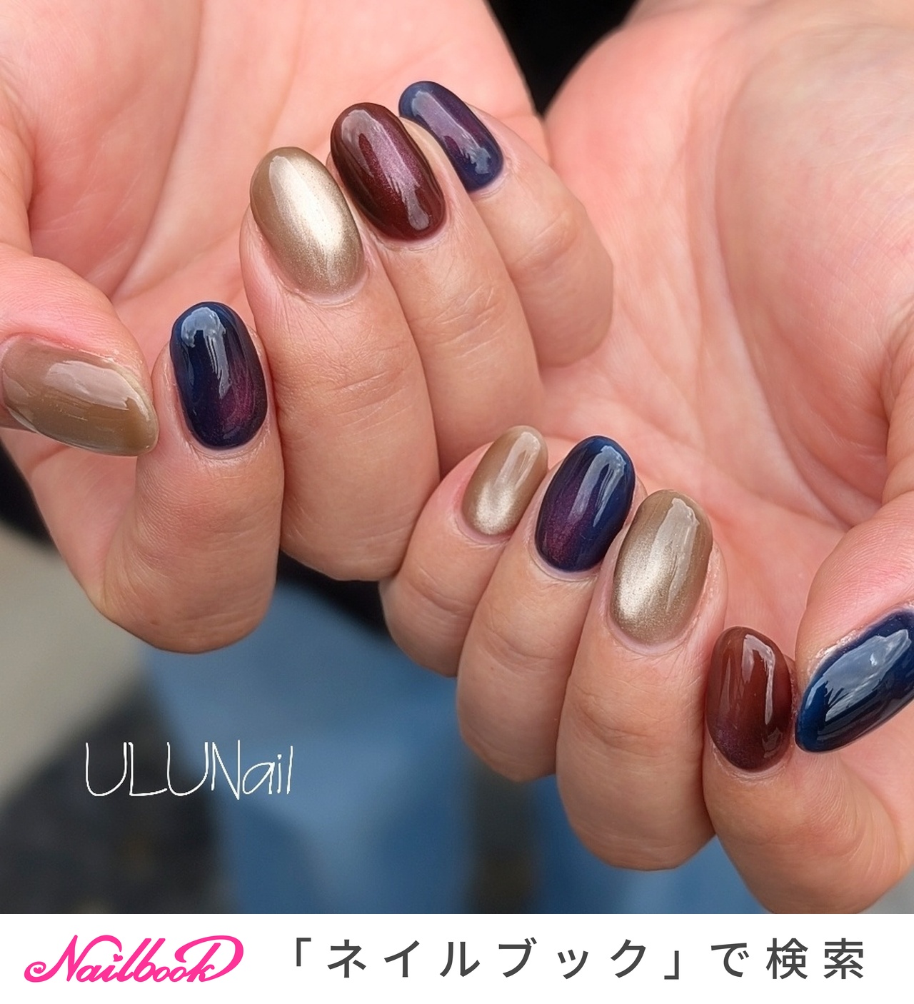 冬/モノトーン/ネイルチップのネイルデザイン｜ネイルブック
