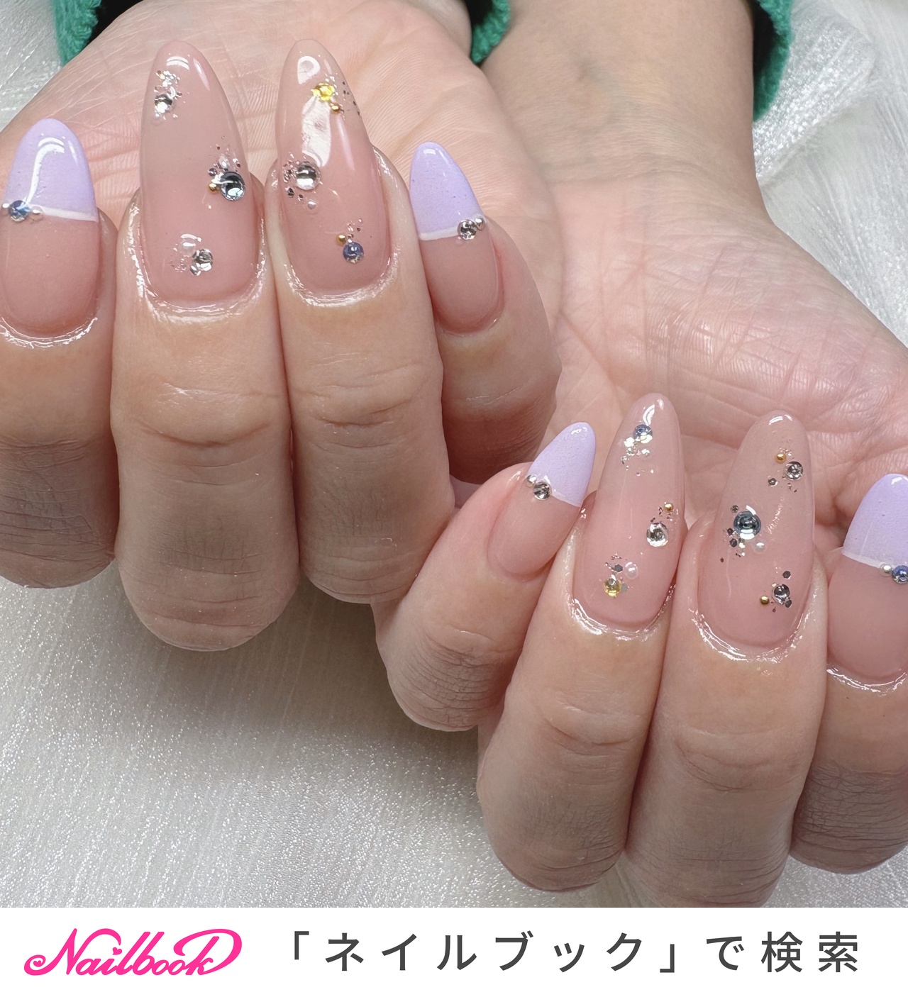 パステルフレンチのネイルデザイン｜ネイルブック