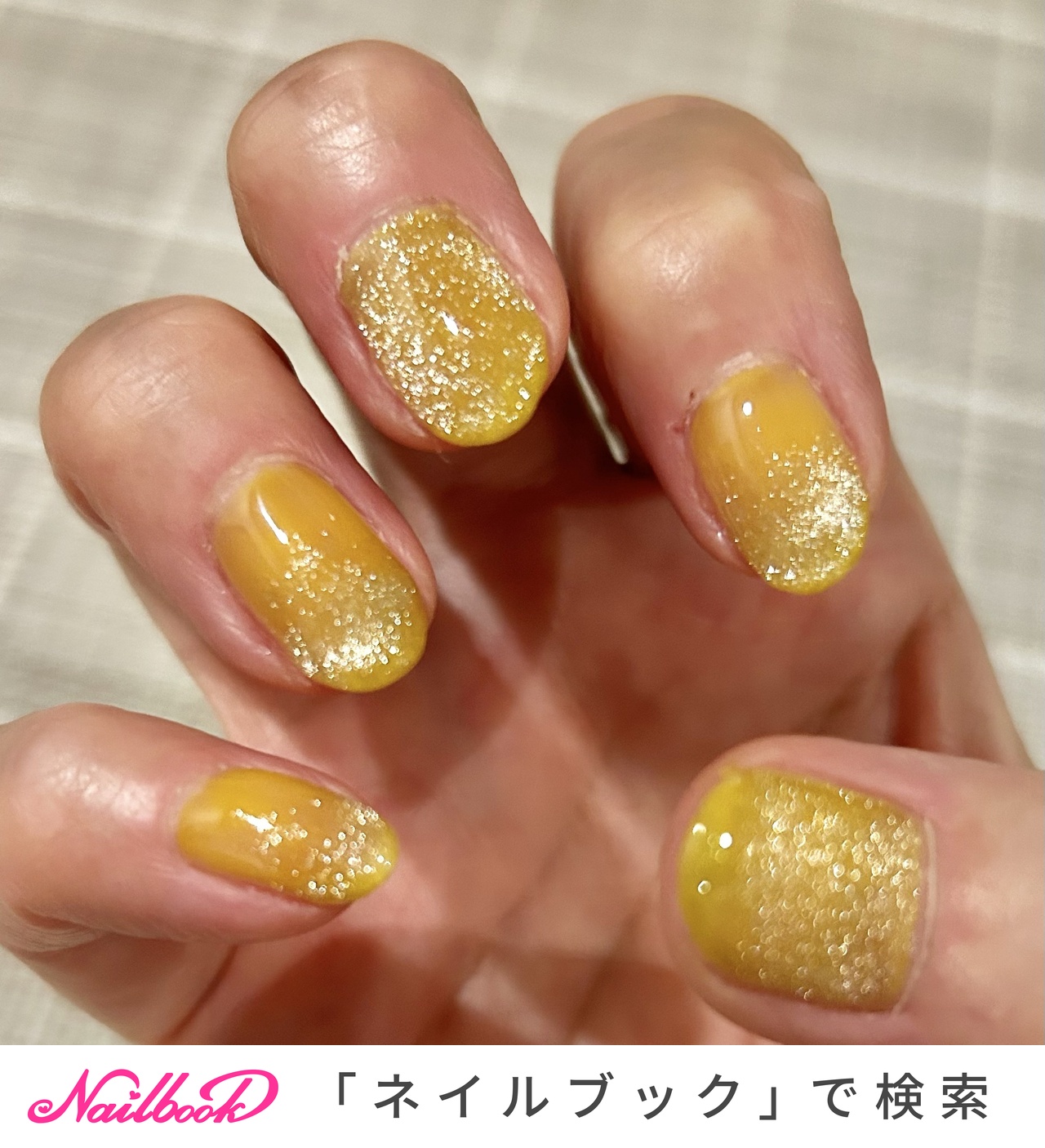 ネイルチップ 王様風デザイン イエロー系 ネイルチップ 王様風デザイン