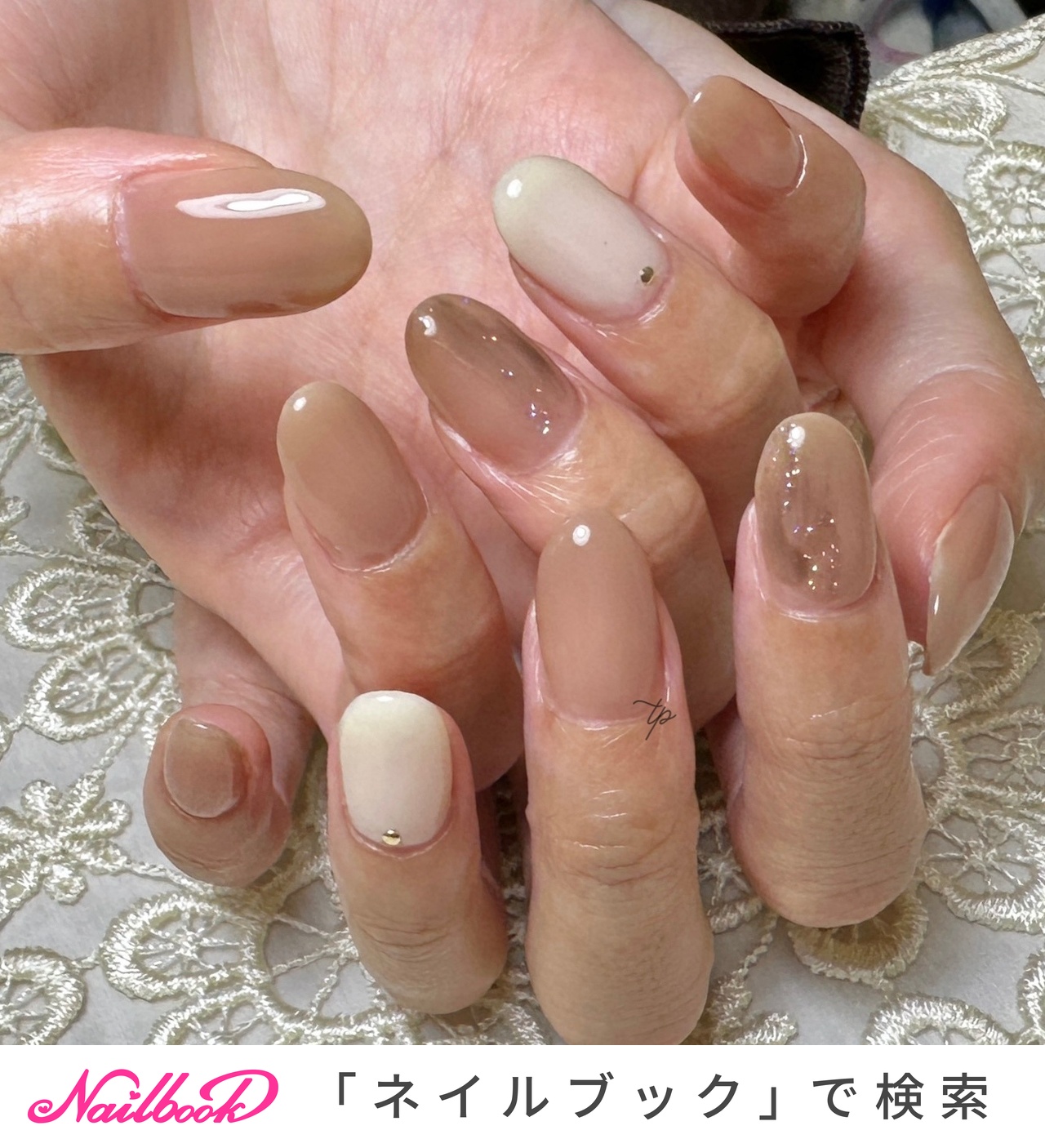 ニュアンス/キラキラのネイルデザイン｜ネイルブック