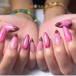 ハート/ワンホンネイルのネイルデザイン｜ネイルブック