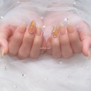 ワンホンネイル(ワンホン/中国ネイル/中華ネイル)/氷ネイルのネイル
