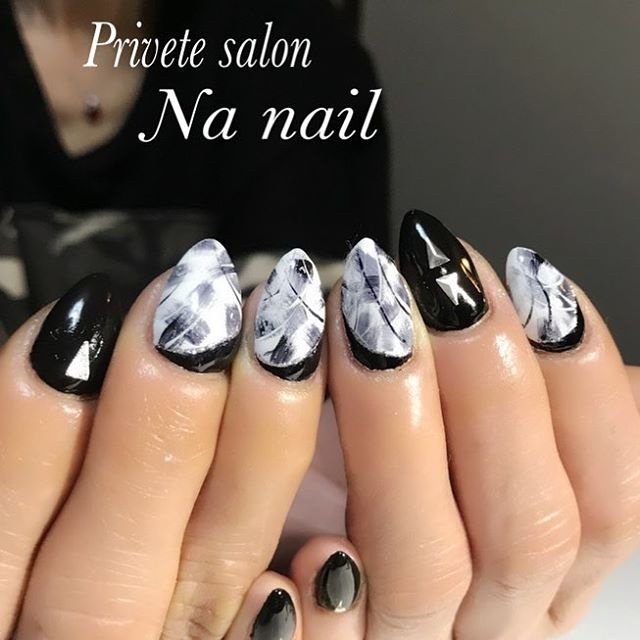 春 冬 オールシーズン ハンド フレンチ Na Nailのネイルデザイン No