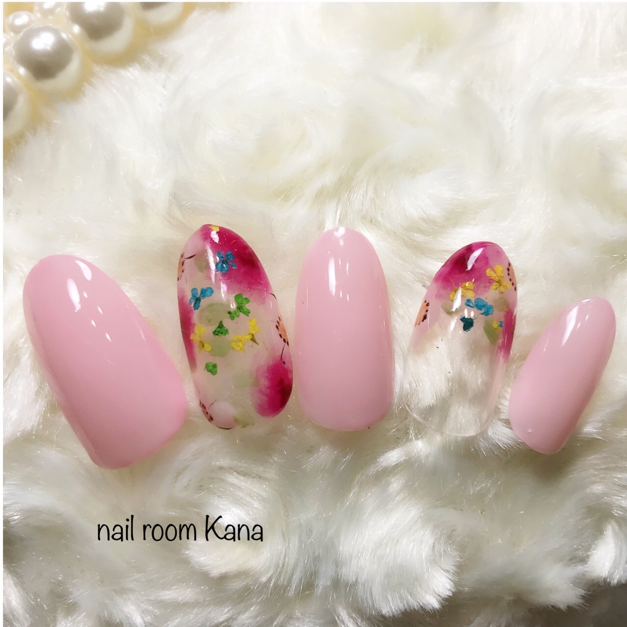 春 フラワー ボタニカル ネイルチップ Nail Room Kanaのネイルデザイン No ネイルブック