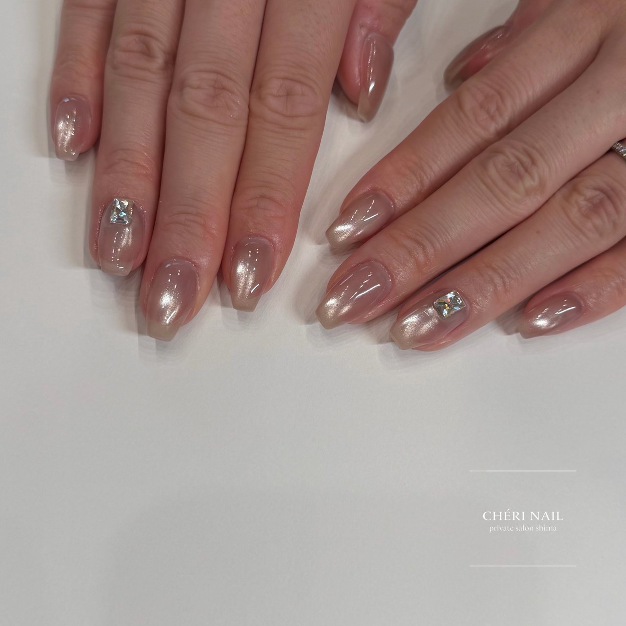 手が綺麗に見えるネイル/秋/冬/ハンド/ニュアンス - CHÉRI NAIL
