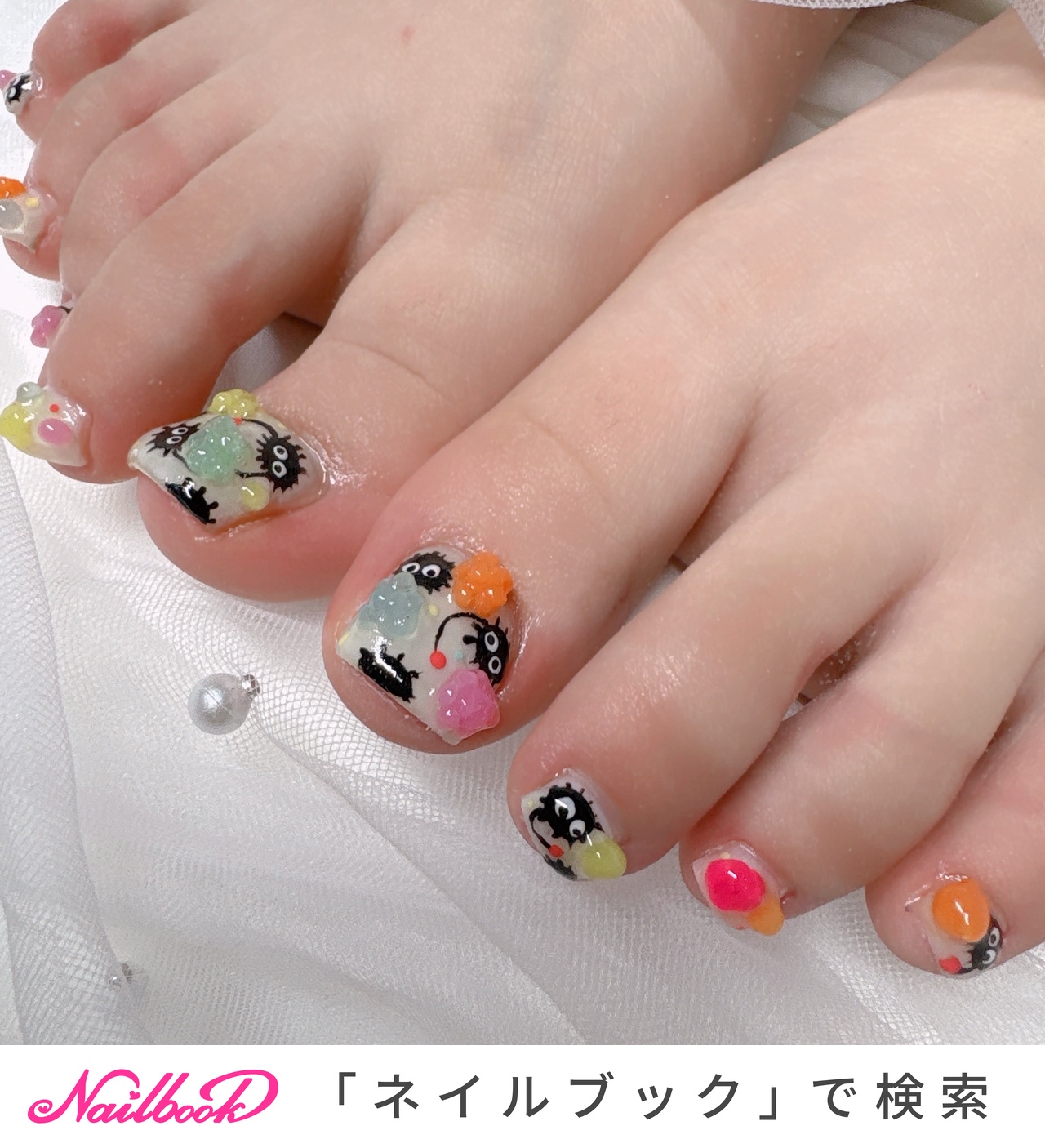 オールシーズン/フット/スイーツ/ミディアム/スクエアオフ - mai nail