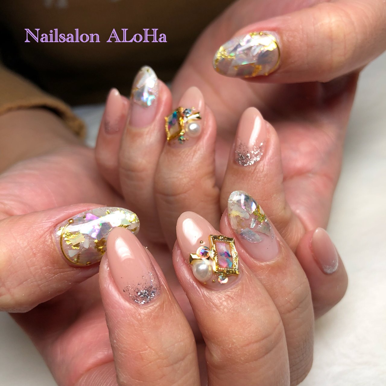 オールシーズン パーティー デート 女子会 ハンド Nailsalonalohaのネイルデザイン No ネイルブック