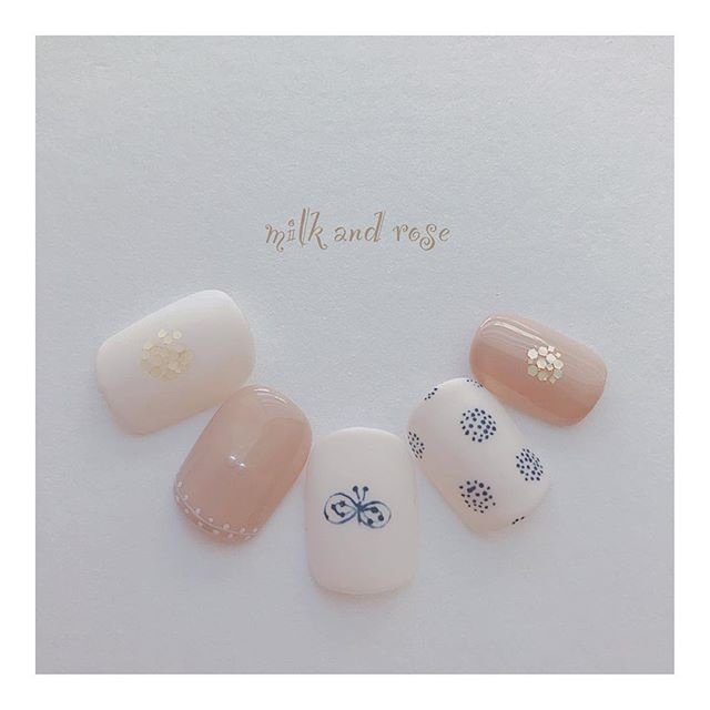 春 旅行 デート 女子会 ハンド Milkandrose Nailのネイルデザイン No ネイルブック