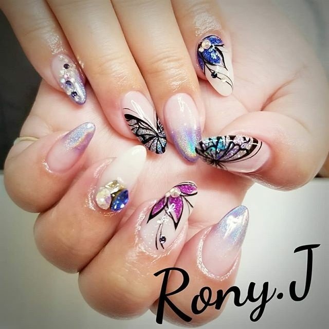 オールシーズン ブライダル パーティー 女子会 ハンド Rony Jayaのネイルデザイン No ネイルブック