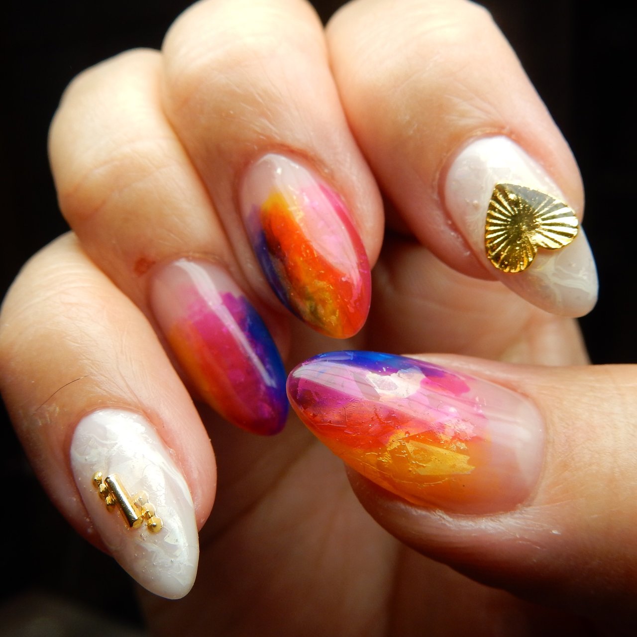 夏 オールシーズン リゾート ハンド グラデーション Kaori0916のネイルデザイン No ネイルブック