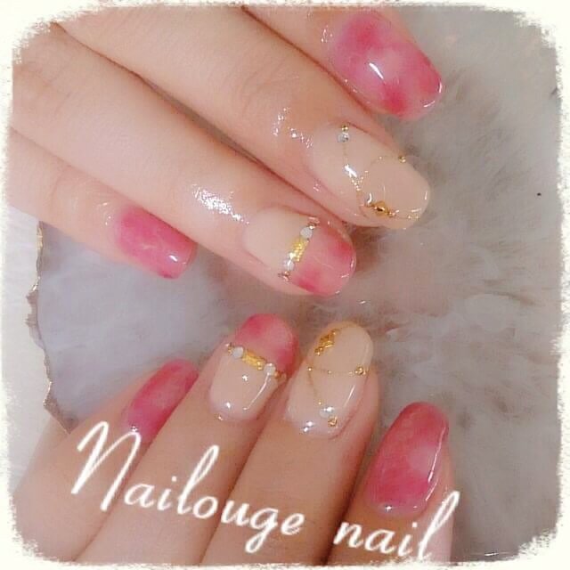 春 パーティー デート 女子会 ハンド Nailsalon Nailougeのネイルデザイン No ネイルブック