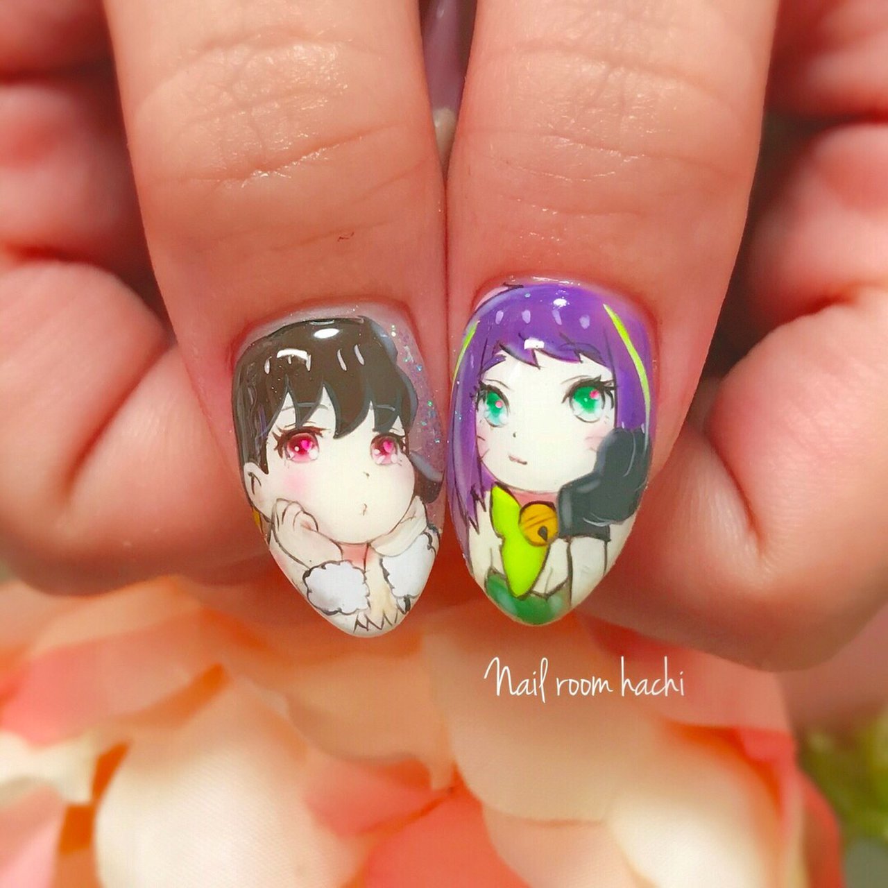 春 オールシーズン ハンド チェック 痛ネイル Sawaのネイルデザイン No ネイルブック