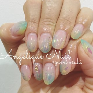 人気順 オーロラ フィルム 高崎のネイルデザイン ネイルブック