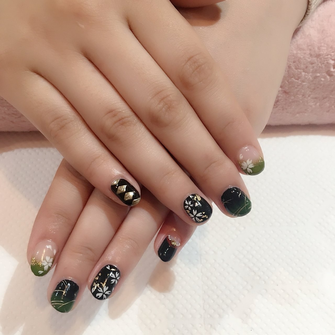 春 オールシーズン ライブ 女子会 ハンド わたなべあきこのネイルデザイン No ネイルブック