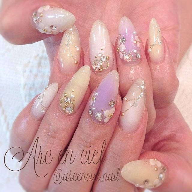 春 パーティー デート 女子会 ハンド Arcenciel Nailのネイルデザイン No ネイルブック