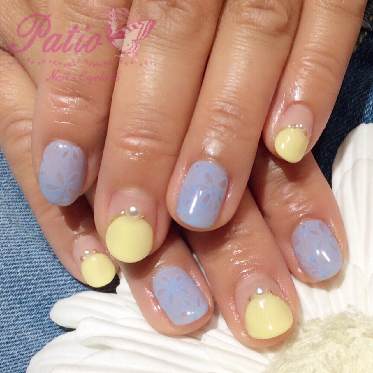 春 ブライダル デート 女子会 ハンド パティオネイル アイラッシュ北浦和のネイルデザイン No ネイルブック