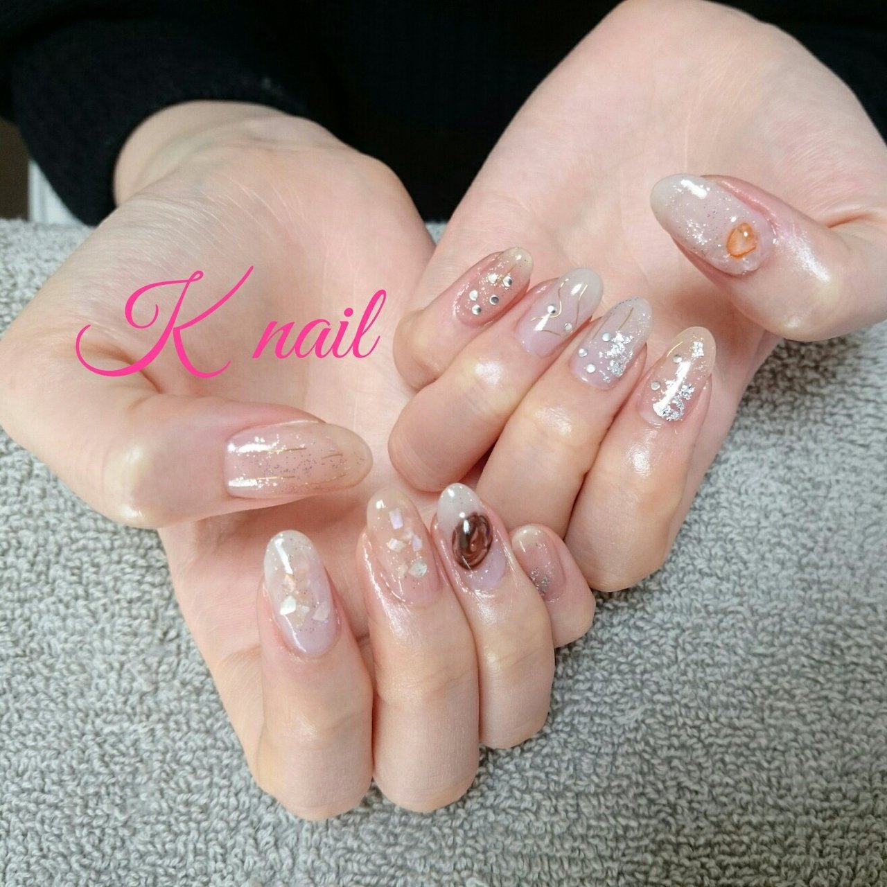 春 オールシーズン オフィス シンプル ニュアンス Keikoのネイルデザイン No ネイルブック