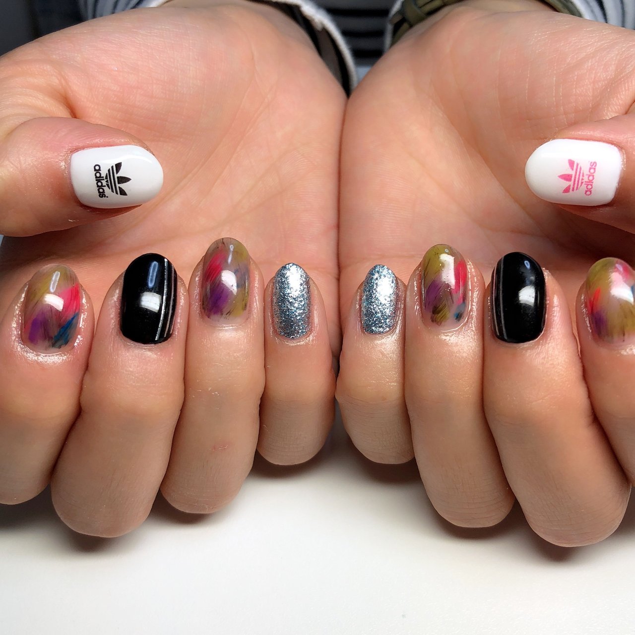 オールシーズン 海 スポーツ 女子会 ハンド Cee Nailのネイルデザイン No ネイルブック