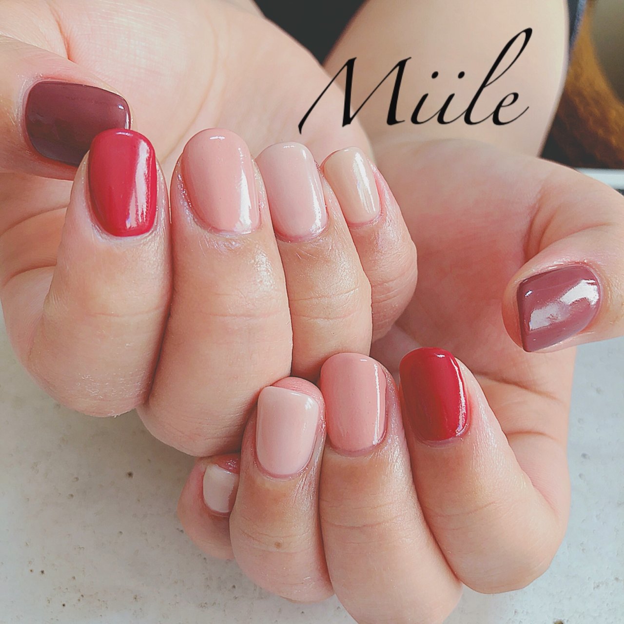 春 オールシーズン 入学式 オフィス ハンド Private Nail Salon Miile のネイルデザイン No ネイル ブック