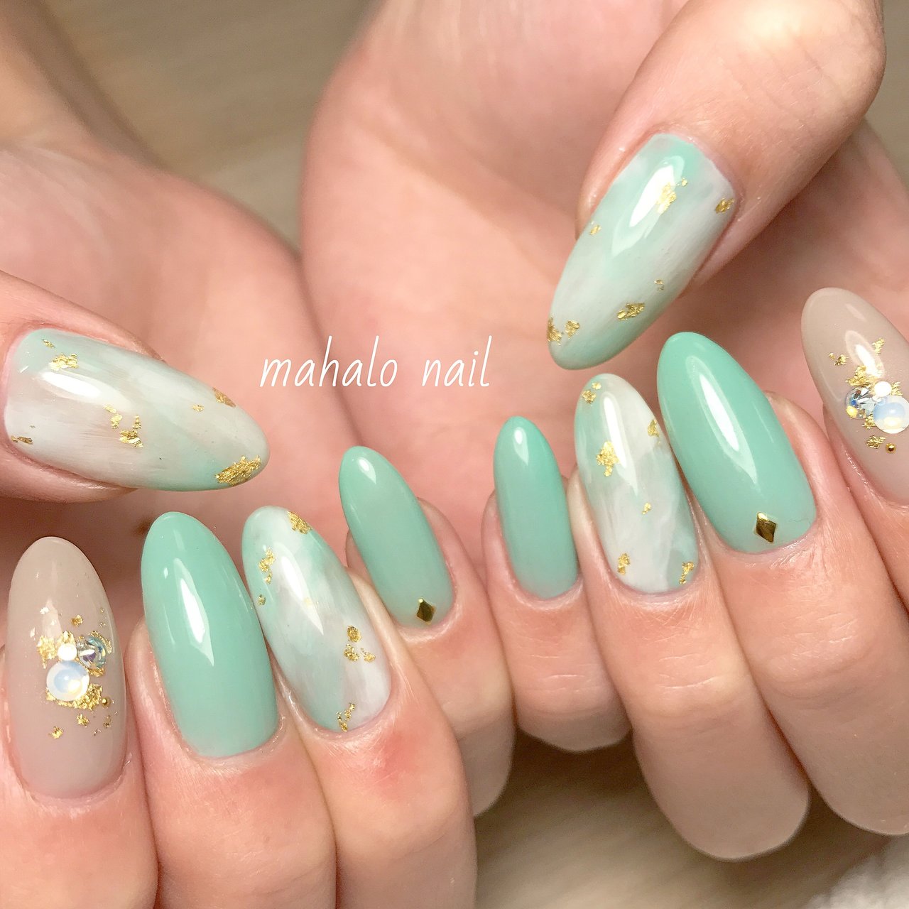 春 オールシーズン デート 女子会 ハンド Mahalo Nailのネイルデザイン No 2974613 ネイルブック