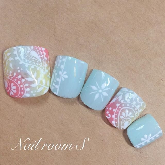 春 夏 オールシーズン 海 フット ｎailroom ｓのネイルデザイン No ネイルブック