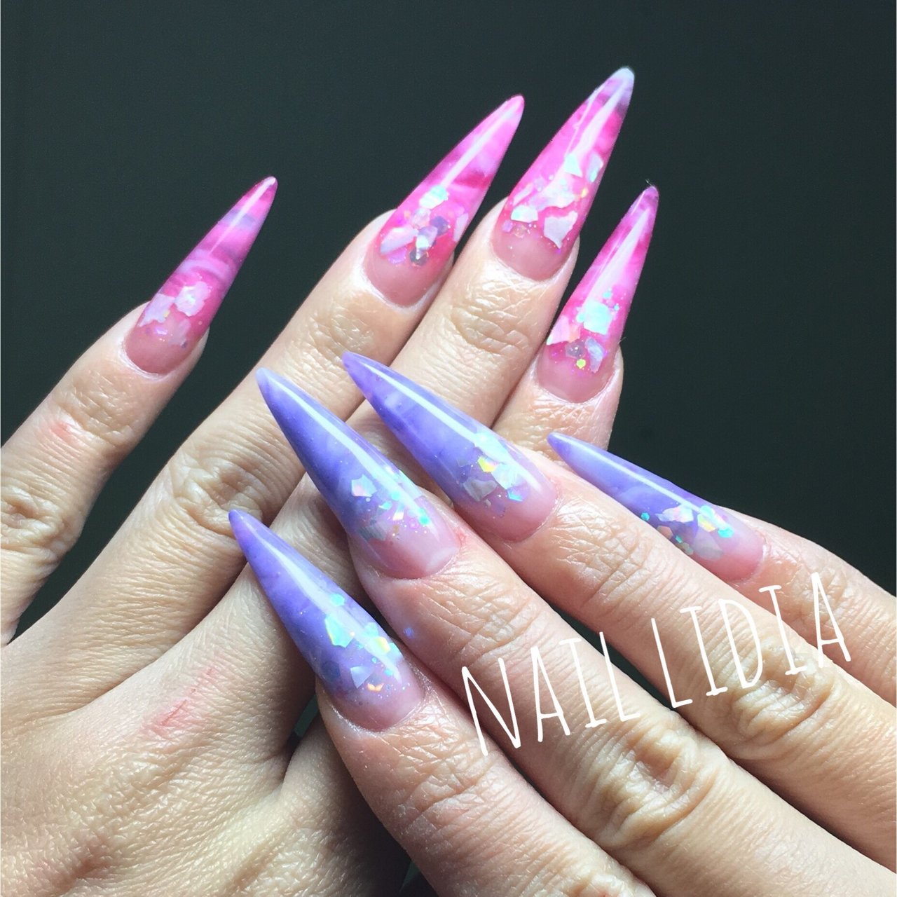 オールシーズン パーティー 女子会 ハンド グラデーション Nail Lidia Lisaのネイルデザイン No ネイルブック