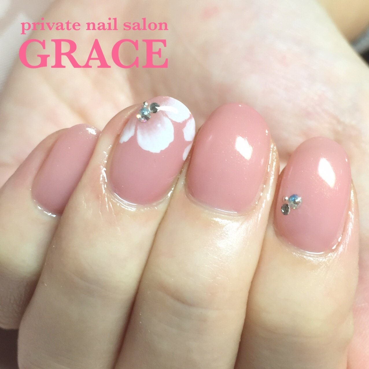 春 オールシーズン オフィス デート ハンド Private Nail Salon Graceのネイルデザイン No ネイルブック