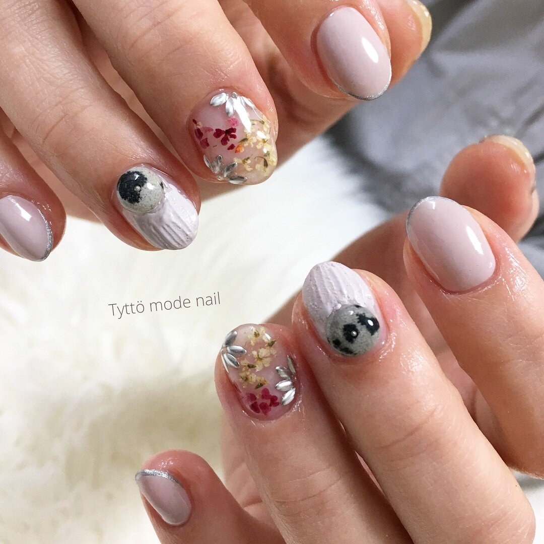 春 オールシーズン 入学式 女子会 ハンド Tytto Nailのネイルデザイン No ネイルブック