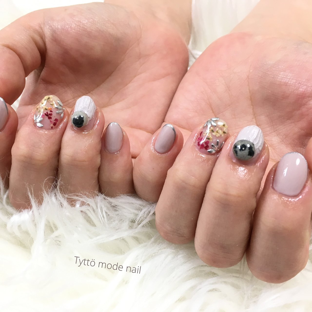 春 オールシーズン 入学式 女子会 ハンド Tytto Nailのネイルデザイン No ネイルブック